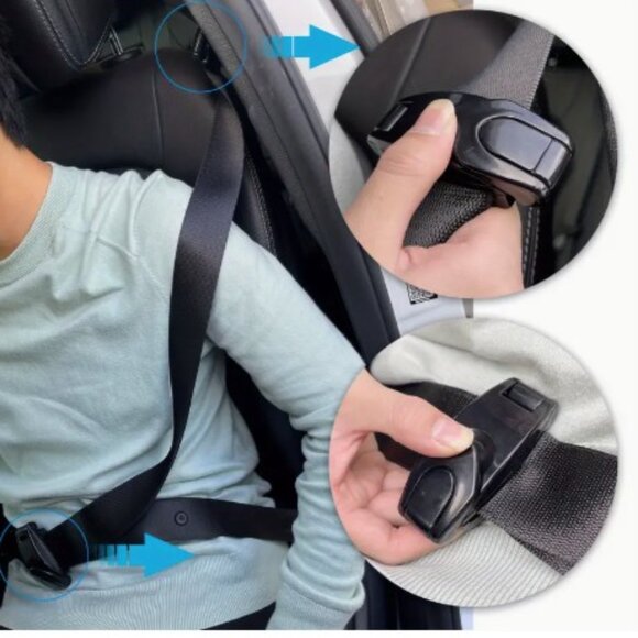 NEW 2 Car Seat Belt Adjusters - Picture 2 of 4